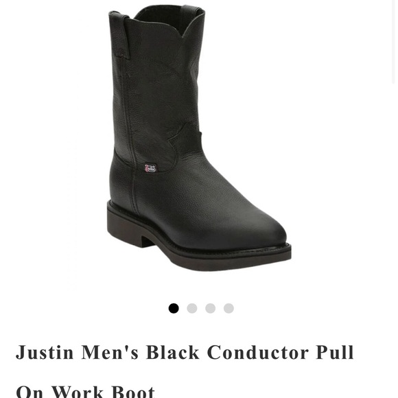 Justin Conductor Work Boots Style 4763 Size 9EEE - Picture 11 of 11